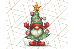 Christmas Gnome Clipart, Holiday Gnomes PNG Illustrations Product Image 3