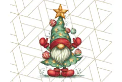 Christmas Gnome Clipart, Holiday Gnomes PNG Illustrations Product Image 3