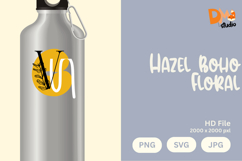 Hazel Boho Floral Monogram Product Image 1