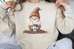 Coffee Lover Gnome Clipart PNG Product Image 1