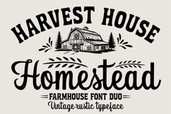 Farmhouse Font Bundle Rustic Serif Script Vintage Country Product Image 1