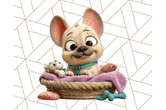 Pet Shop Clipart, Cute Big Eyed Animals, Kawaii Pets PNG Product Image 3