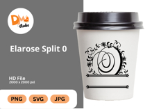 Elarose Split Monogram Product Image 1