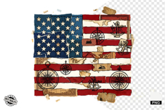 Collage American Flag Clipart Product Image 1