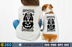 Hocus dogus SVG, Halloween Dog Bandana SVG Product Image 2