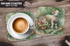 Holiday Themes Square Coaster Bundle, Festive Coaster PNG Product Image 9