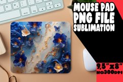 3D Marble Flower Mouse Pad Design for Sublimation Product Image 1
