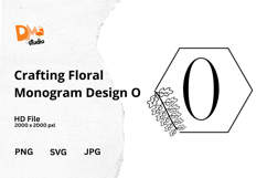 Crafting Floral Monogram Design Product Image 1