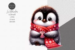 Cute Animals Clipart, Penguin clipart, Penguin sublimation Product Image 1