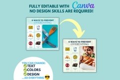 Fitness, Nutrition &amp; Health Bundle- Canva Editable Templates Product Image 15