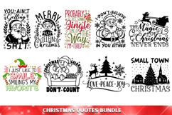 234 Christmas SVG Mega Bundle, Christmas Quotes SVG Bundle. Product Image 16