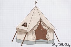 Watercolor Safari Adventure Clipart PNG Product Image 1