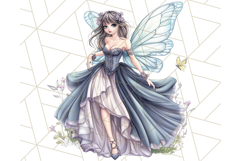 Gothic Fairy &amp; Potion Clipart, Dark Fantasy PNG Printable Product Image 3