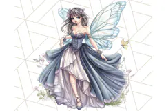 Gothic Fairy & Potion Clipart, Dark Fantasy PNG Printable Product Image 3
