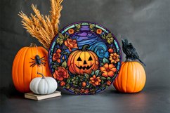 Stained Glass Sublimation Designs | Wind Spinner PNG Product Image 15