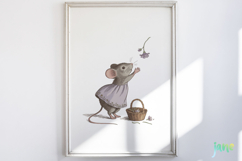 Picnic Mouse Sublimation Clipart Product Image 5