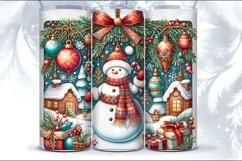 4 Christmas Seamless Tumbler Wrap 20 oz Product Image 4