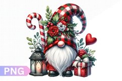 Christmas Gnome Sublimation, Clipart PNG Design Product Image 1