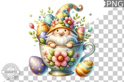 Easter Gnome Sublimation - Clipart PNG Design Product Image 1