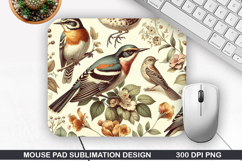 Sparrow Mouse Pad Sublimation PNG Design - Mouse Pad PNG Product Image 1