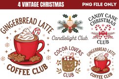 Vintage Christmas Digital Bundle PNG Product Image 10