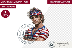 4th of July PNG independence day Patriotic Americana clipart Product Image 1