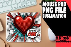 Enchanted Mouse Mat Designs, 3D Heart Product Image 1