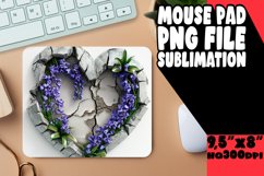 Elegant Heart Mousepad: Nature&#039;s Love Product Image 1