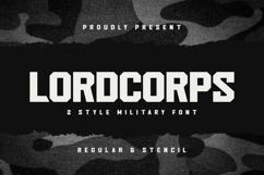 Lordcorps - Stylish Military Sans Font Product Image 15