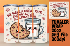 CUSTOMIZED 20oz Tumbler Wrap Design , Kawaii Food Product Image 1