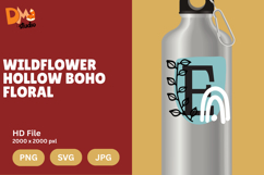 Wildflower Hollow Boho Floral Monogram Product Image 1