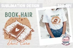 Book Lover Sublimation design Quote Bookish PNG Product Image 1