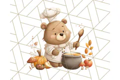Woodland Apple Orchard Festival PNG Fall Clipart Product Image 3