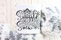 Snuggle And Watch It Snow Svg, Cozy Christmas Holiday Svg. Product Image 8