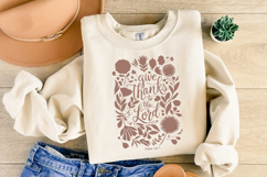 Give thanks the Lord SVG | Svg Cut File Product Image 2