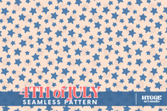 American 4th of July Patriotic Stars Seamless Pattern Bundle Product Image 6