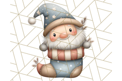 Watercolor Winter Gnome Clipart, Cute Gnome Christmas PNG Product Image 3