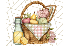 Coastal Cottagecore Summer Clipart PNG, Beachy Calm Vibes Product Image 3