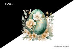Easter Clipart, Easter Egg Clipart, Easter Bunny Png Product Image 1