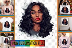 Sweet TSHIRT Designs Art PNG, Xmas Girl Product Image 1