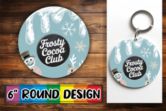 Whimsical Car Coaster Round PNG, Holiday Product Image 1