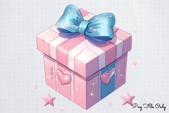 Coquette Valentine Sublimation Clipart PNG Product Image 1