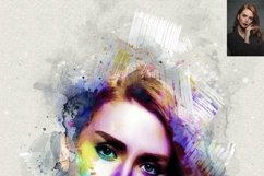 Realistic Watercolor Canvas Painting Product Image 4