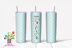 Merry Christmas Skinny tumbler Sublimation #15 Product Image 1