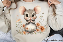 Adorable Cute Fairy Woodland Clipart PNG Product Image 1