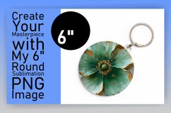 Enchanted Petals: 3D Floral Round Designs PNG Product Image 1