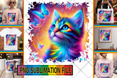 Timeless Tote Bag Designs PNG, Cat Product Image 1