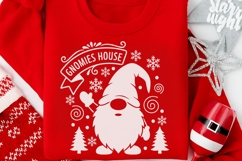 Gnomies House Svg, Christmas Gnomes Svg, Holiday gnome Svg. Product Image 4