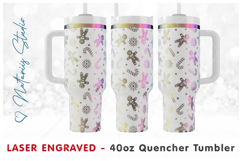 Funny Christmas Pattern - 40oz Tumbler Laser Engraving Product Image 2