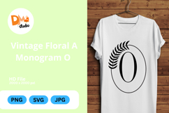 Vintage Floral Monogram Product Image 1